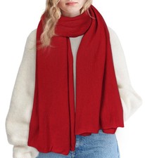 Womens Winter Scarf Long Soft Chunky Scarves Warm Blanket Oversized Shawl Wra...