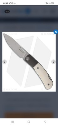 Maxace Beetle 2 Lockback Folding Knife 3.5'' MagnaCut Steel Blade cow Bone Handle