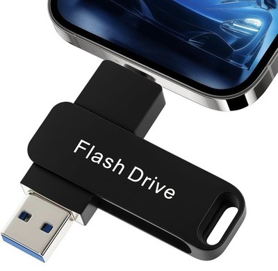 32GB USB-C Flash Drive - schnelles 2-in-1 für Handys, Tablets, PCs und Computer
