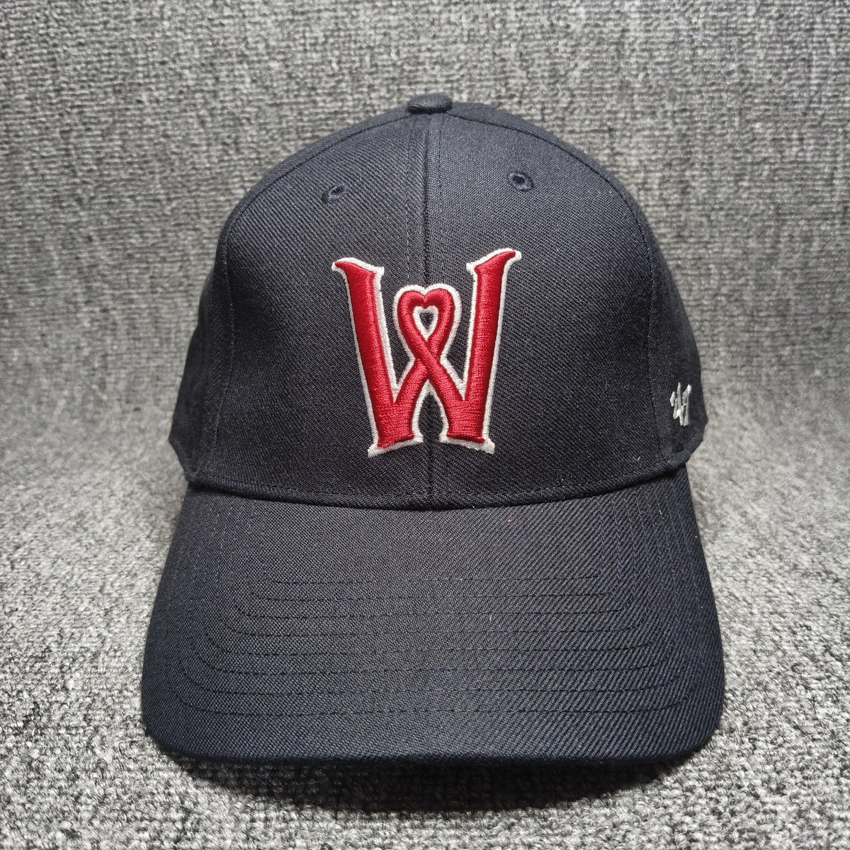 '47 Brand Worcester Red Sox WooSox Navy Strapback Hat Cap MiLB