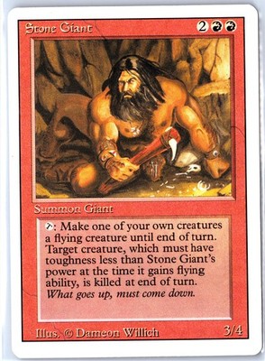 MAGIC TG: Revised Edition # Stone Giant Uncommon .M2A