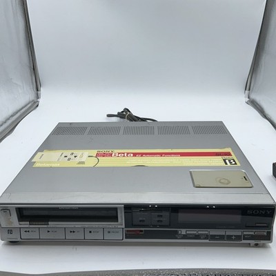 SONY Betamax SL-HF3 ビデオカセットレコーダー SONY SL-HF66ベータマックスビデオカセットレコーダー通電可能動作