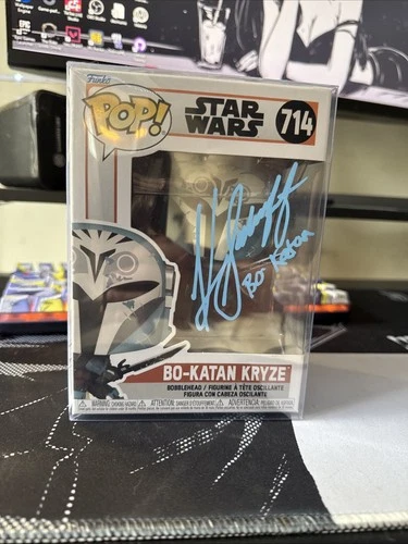 Katee Sackhoff signed Star Wars Bo-Katan Kryze Funko POP AUTOGRAPH