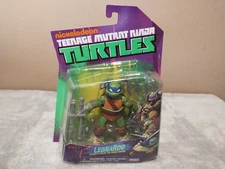 Teenage Mutant Ninja Turtles TMNT 2012 Reissue LEONARDO 4.5" Figure NEW 2024