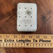 Vintage Perrine #66 Aluminum Fly Fishing Tackle Box With Flies