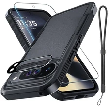 Heavy Duty Rugged Phone Case for Google Pixel 9 Pro XL with Screen Protector