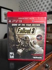 Fallout 3 Game of the Year Edition Sony PlayStation 3 PS3- Greatest Hits Red Cas