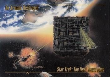 An Armada Destroyed (#19) | 1993 SkyBox Star Trek Master Series | EX