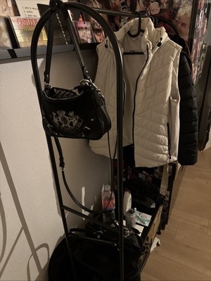 Ikea GRÅFJÄLLET Garderobenständer + Schuhaufbewahr., anthrazit, 90x36x175 cm