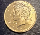 1922 Peace Doller Uncirculated Silver Dollar Philadelphia Mint US Coin