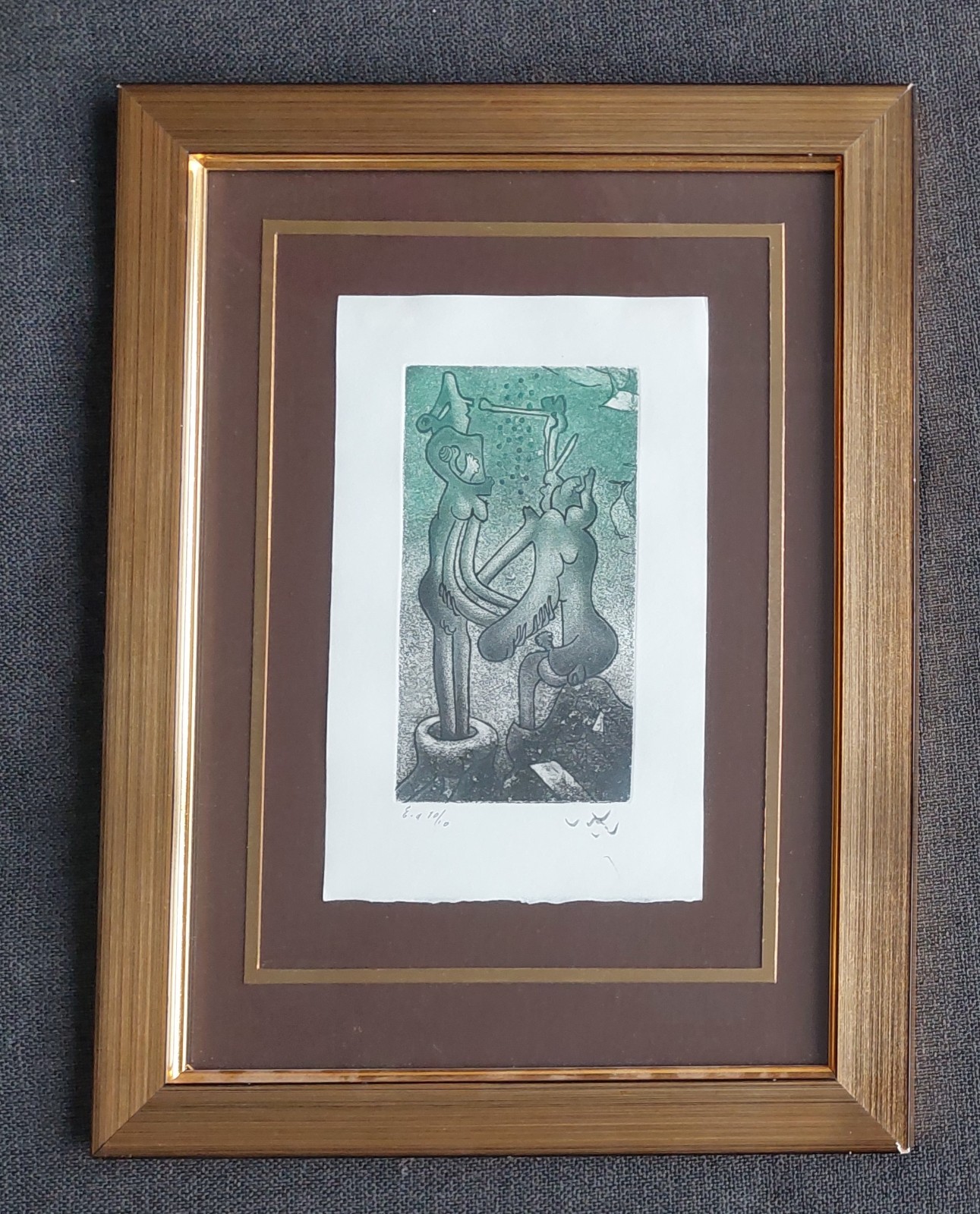 Roberto MATTA Signed etching and aquatint 