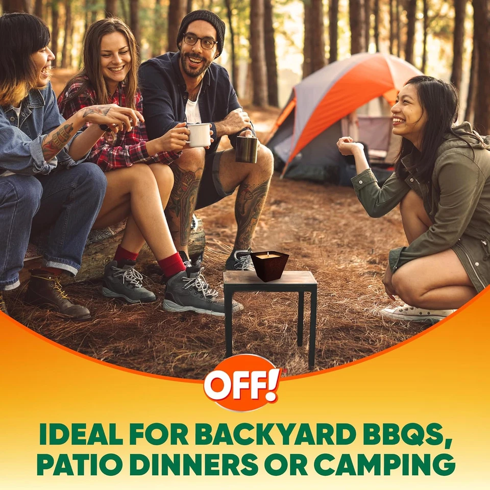 Backyard Citronella Scented Candle, Ambiance Enhancing Centerpiece, Burns for up - Image 4 of 4