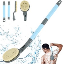 Long Handle Shower Back Scrubber Detachable Back Washer Brush for Men Women