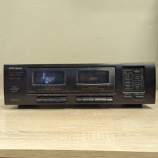 Optimus SCT-53 Dual Cassette Deck Vintage Tape Player Dubbing FOR PARTS ONLY