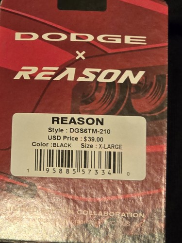 T-shirt nera Reason Brand x Dodge Demon taglia XL. - Foto 5 di 5
