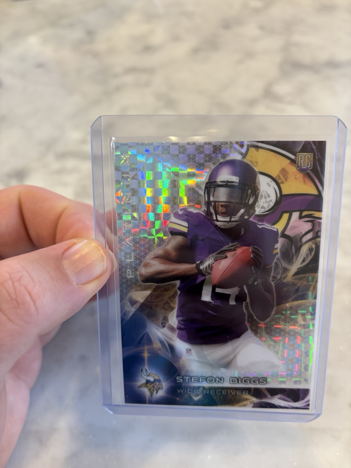 2015 Topps Platinum - Rookies Stefon Diggs #141 X-Fractor (RC)
