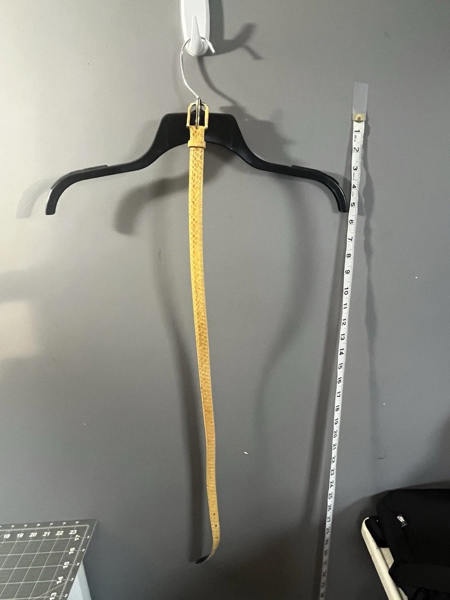 Leather Yellow Vintage Belts for sale | eBay display picture 1