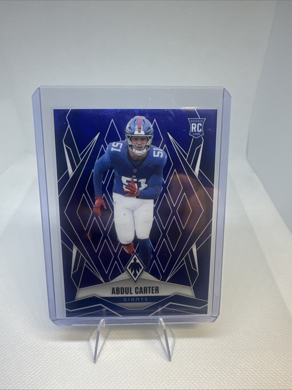 2025 Panini Phoenix Abdul Carter #177 Winter Blue 194/199 (RC) - Giants