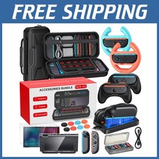 Nintendo Switch 2 Hard Shell Carrying Case Grip Bundle