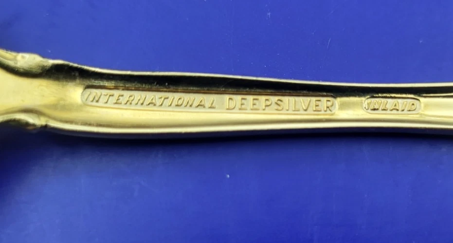 Cubiertos International GOLDEN ORLEANS Gold Electroplate ELECCIÓN Foto 2 de 2