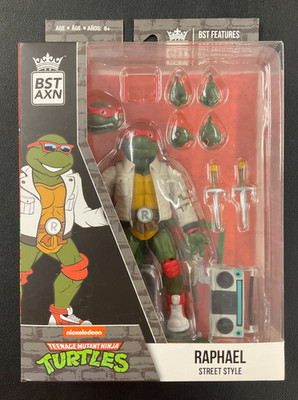 2022 TMNT BST AXN Raphael Street Style Action Figure NEW 5'' Loyal Subjects NICE!