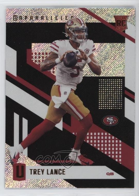 2021 Panini Chronicles Unparalleled Trey Lance #UNP-14 Rookie RC 14lc