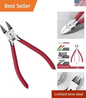 P6 6-inch Ultra Sharp & Powerful Side Cutter Clippers with Longer Flush Cutti...