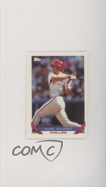 1993 Topps Factory Set Micro Tom Marsh #649 0c4