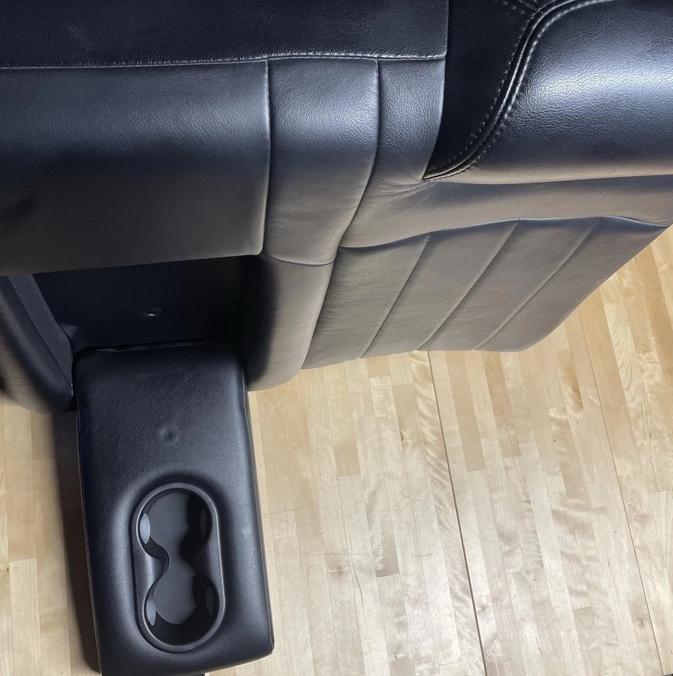 Lincoln LS 2003 2004 2005 2006 cuero negro asiento trasero conductor cojín izquierdo Foto 3 de 4