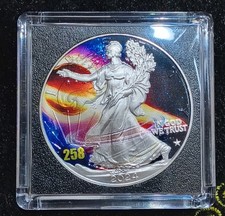 2024 Star Privy Black Hole Edition Silver Eagle Super Sharp COA/258/268 Of 499.