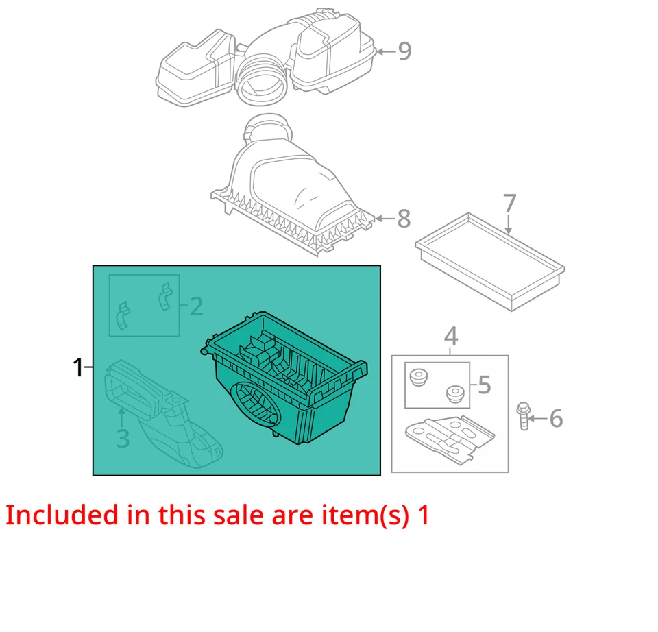 11 12 13 14 15 16 17 18 19 FORD EXPLORER Air Cleaner Foto 2 de 3