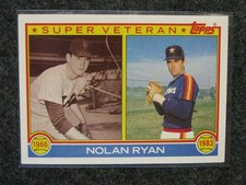 1983 TOPPS Super Veterans Nolan Ryan #361, 2021 Diamond Kings Aaron Judge #2