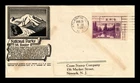 DR JIM STAMPS US COVER MT RAINIER IMPERFORATE APS CONVENTION FDC ANDERSON