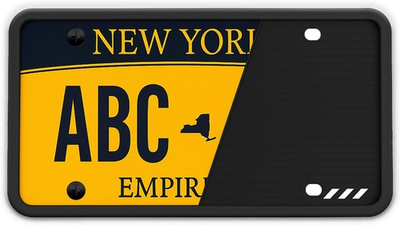 #ad Silicone License Plate Frame – Rust Proof Rattle Free Pack of 1 $17.99