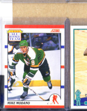 Mike Modano-1990 Score All Rookie Team Card-Red Wings-Stars-North Stars#327-NMMT
