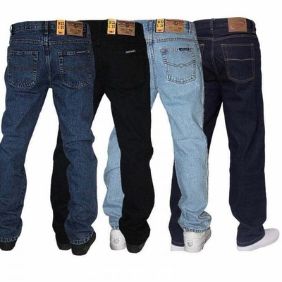 Mens Blue Circle Jeans Heavy Duty 