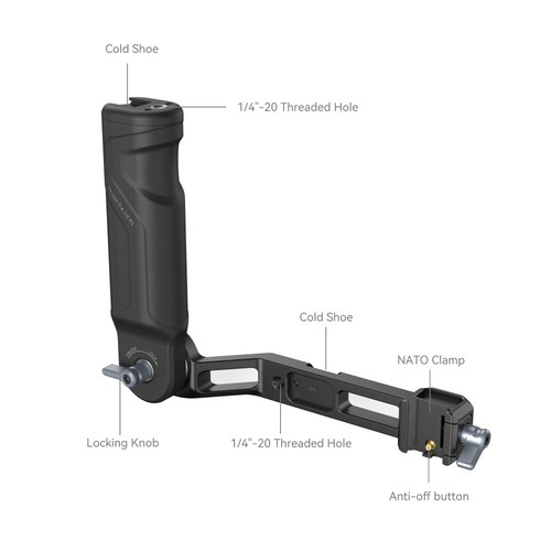 SmallRig Lightweight Sling Handle W/ Cold Shoe mount For DJI RS 4 Mini/RS 3 Mini - Picture 8 of 10