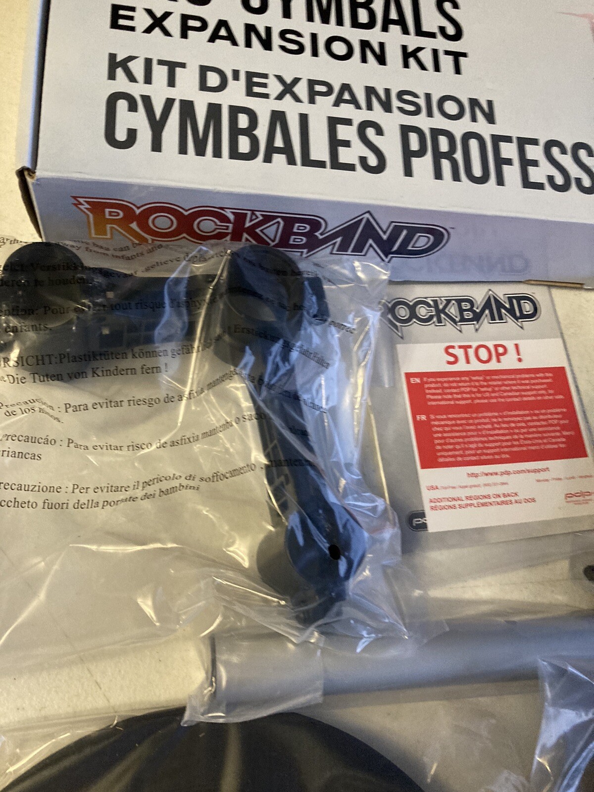 RockBand Pro Cymbals Expansion Kit For Drum Kits Rock Band 708056059460