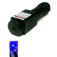 Waterproof 450nm 5mW Blue Laser Pointer Focusable Spot Diving Portable Flashligh