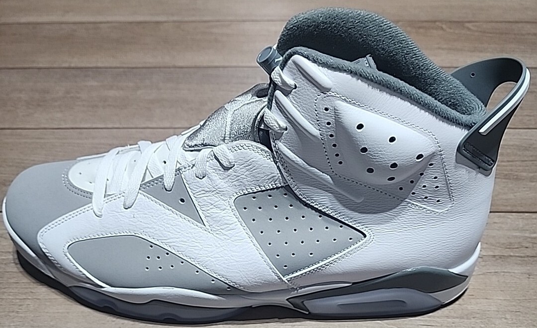 Nike Air Jordan 6 VI Retro Men's White/Medium Grey-Cool Grey Nike Air Jordan 6 VI Retro Men's White/Medium Grey-Cool Grey
