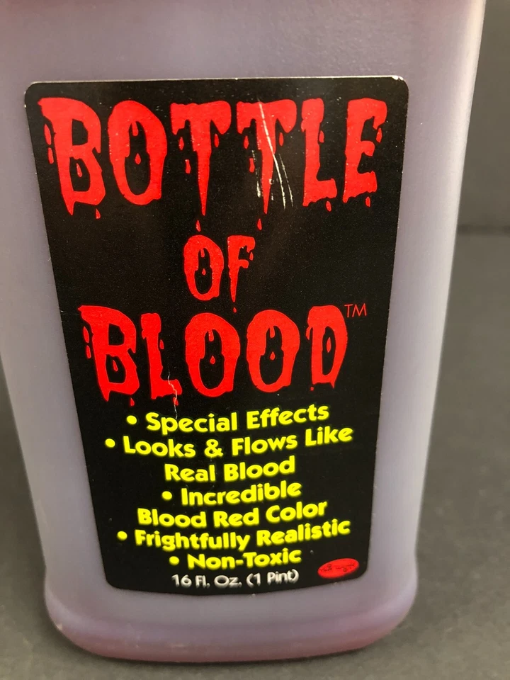 Disfraz FAKE BLOOD 16 fl oz (pinta) Halloween teatro escenario maquillaje pasión juego Foto 2 de 4