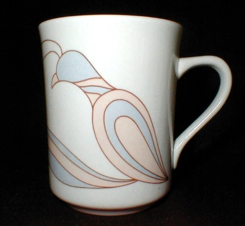 3 Syracuse Restaurant Ware Syralite Bird Coffee Mugs Cups 1984_Set of THREE