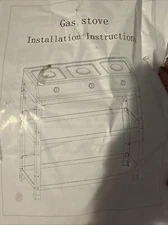 Portable Propane Gas Stove 3 Burner Range BBQ and New Regulator Hose 19000 BTU