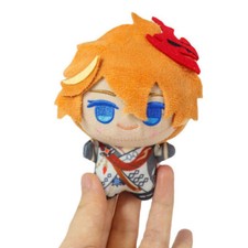 10cm Genshin Impact Tartaglia Plush Doll Childe Hanging Toy Stuffed Keychain hot