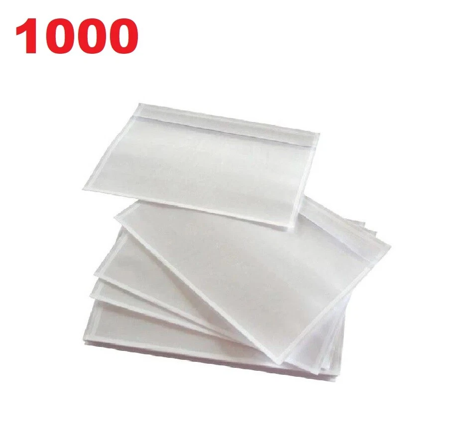 1000 buste adesive porta documenti DL 175x125 mm trasparenti spedizioni corriere