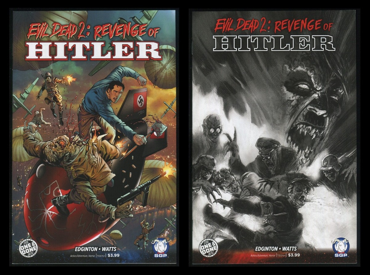 Evil Dead 2 Revenge of Hitler Comic & Variant Horror Deadite Nazis