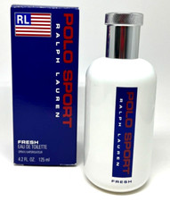 Polo Sport Fresh by Ralph Lauren 4.2 oz EDT Men's Cologne New Tstr As Seen