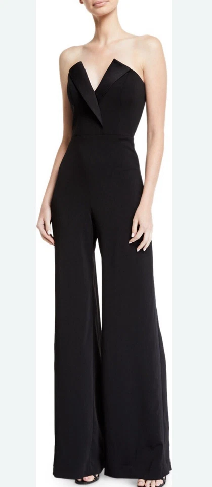 Mono Jay Godfrey Roland Pierna Ancha Sin Tirantes 12 Negro Esmoquin Fiesta Formal Foto 2 de 4