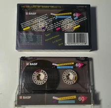 BASF Colours Of Sound Cassette Tape NEW Sealed And Used vintage 60 Blank