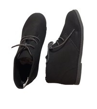 GYMBOREE YOUTH BOYS BROWN FAUX SUEDE DRESS / CASUAL SHOE SIZE 4 NEW